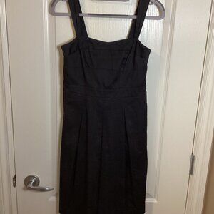 Jacob Womens Little Black Dress Fully Lined Size 4 Sleeveless Prom Pleated Skirt